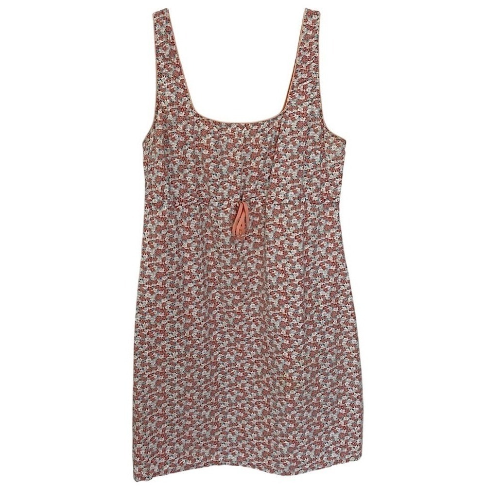 Old Navy Babydoll Sundress Floral Cotton Sleeveless Womens 14 Prairie Cottage